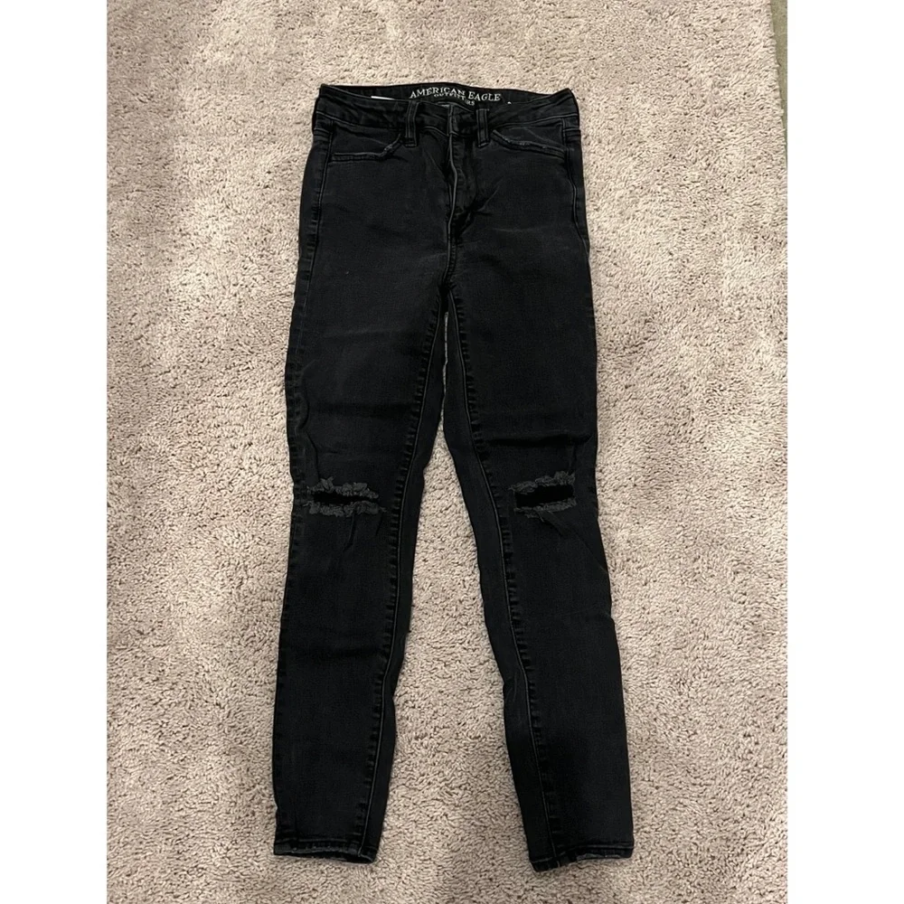American Eagle | black jeggings - Picture 2 of 4